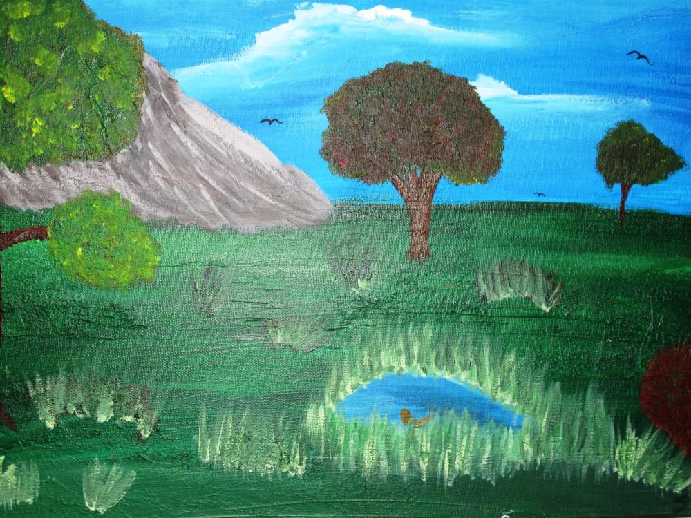 Meadow painting